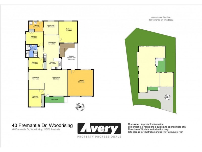 40 Fremantle Drive, Woodrising NSW 2284 Floorplan