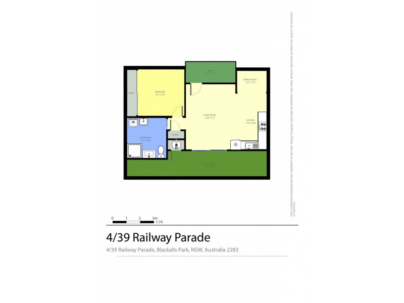4/39 Railway Parade, Blackalls Park NSW 2283 Floorplan
