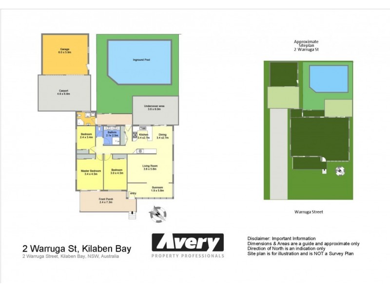 2 Warruga Street, Kilaben Bay NSW 2283 Floorplan