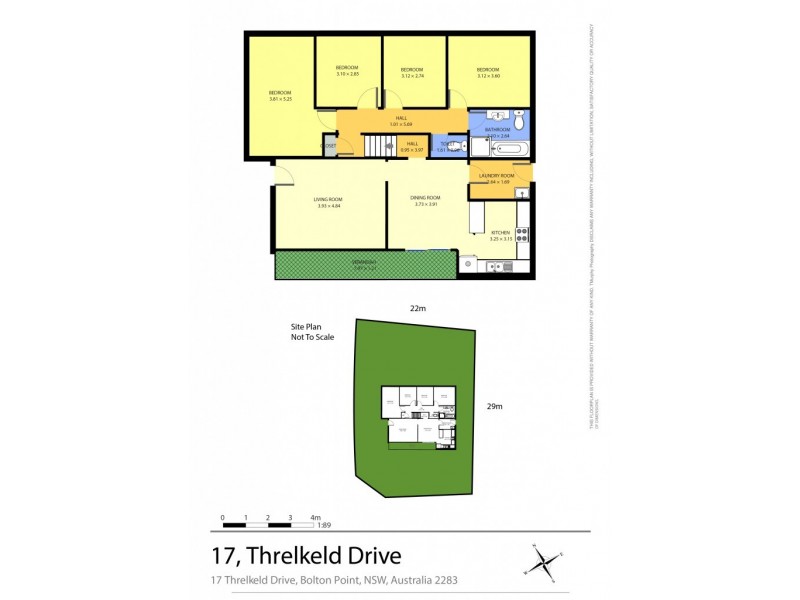 17 Threlkeld Drive, Bolton Point NSW 2283 Floorplan