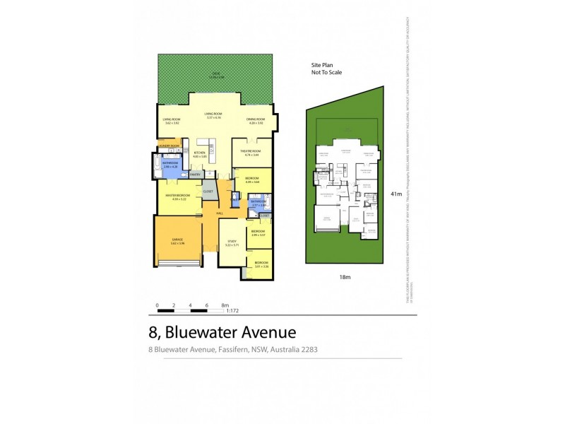 8 Bluewater Avenue, Fassifern NSW 2283 Floorplan