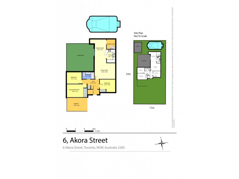 6 Akora Street, Toronto NSW 2283 Floorplan