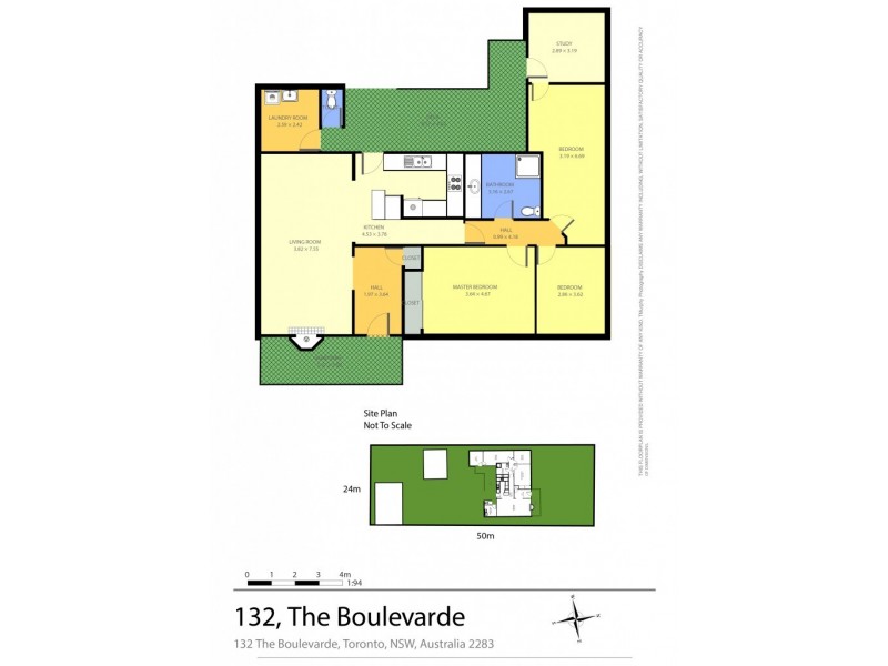 132 The Boulevarde, Toronto NSW 2283 Floorplan
