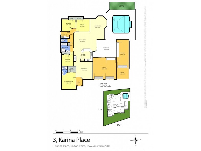 3 Karina Place, Bolton Point NSW 2283 Floorplan
