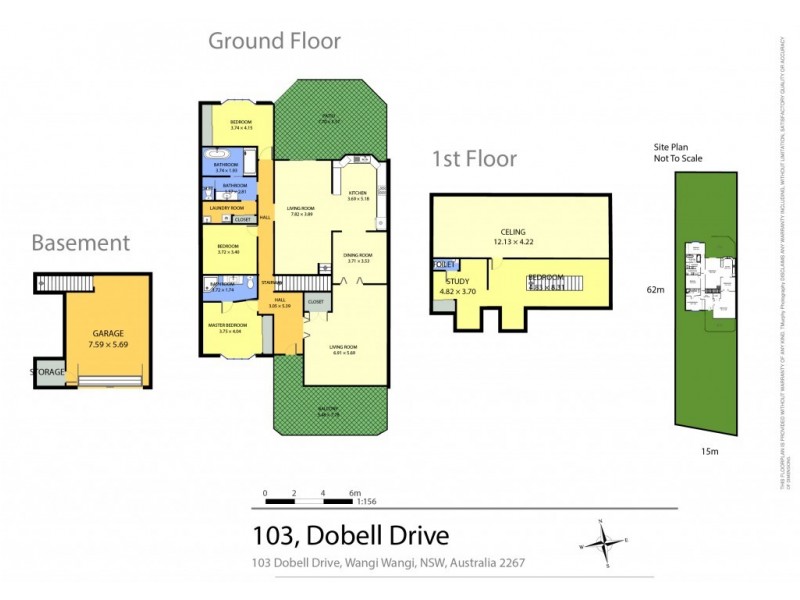 103 Dobell Drive, Wangi Wangi NSW 2267 Floorplan
