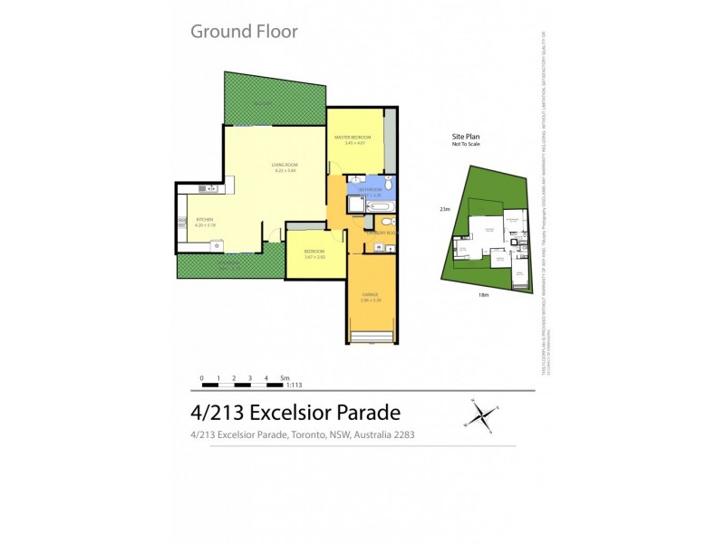 4/213 Excelsior Parade, Toronto NSW 2283 Floorplan