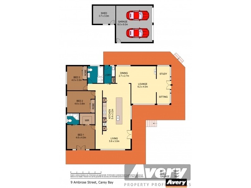 9 Ambrose Street, Carey Bay NSW 2283 Floorplan
