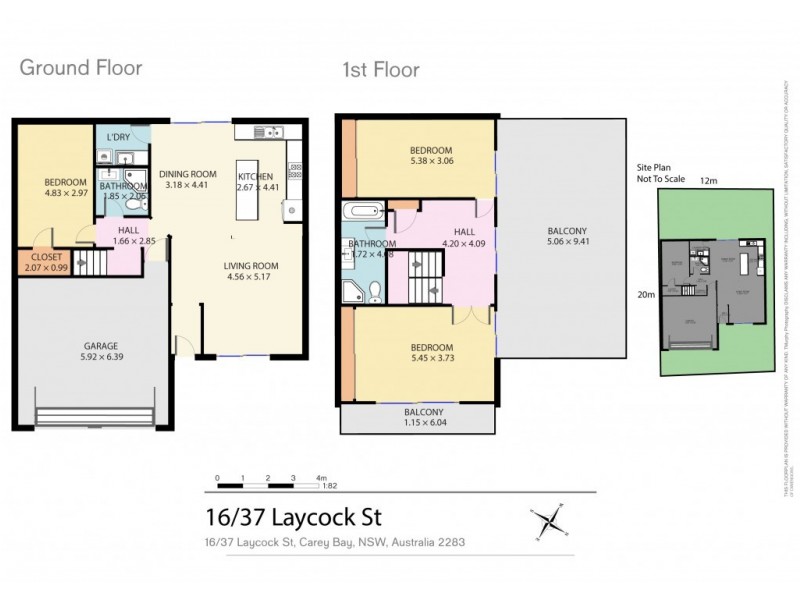 16/37 Laycock Street, Carey Bay NSW 2283 Floorplan