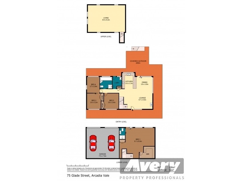 75 Glade Street, Arcadia Vale NSW 2283 Floorplan