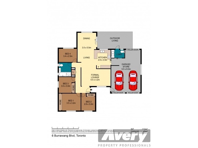 6 Burrawang Boulevarde, Toronto NSW 2283 Floorplan
