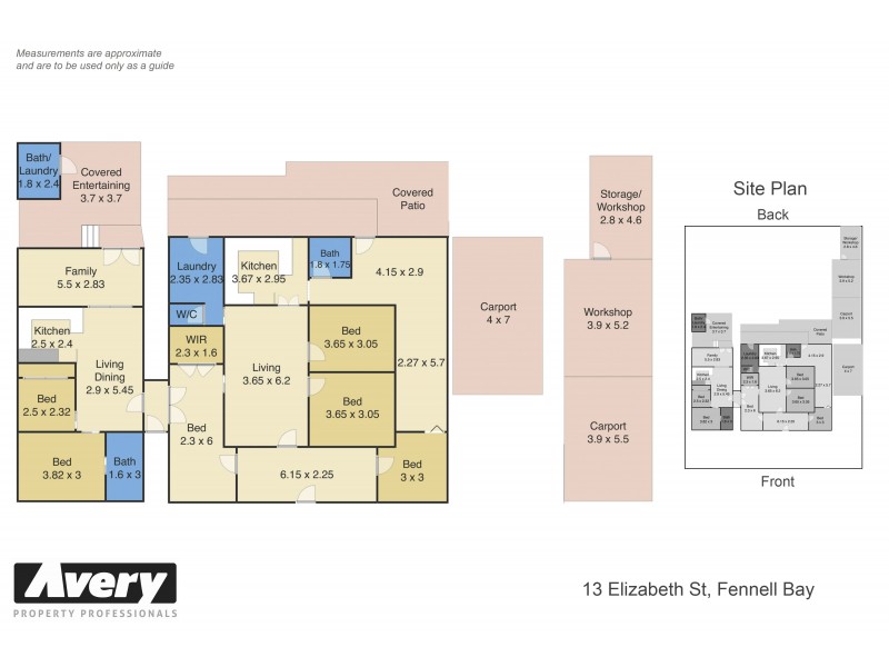 13 Elizabeth Street, Fennell Bay NSW 2283 Floorplan