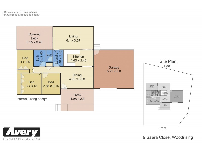 9 Saara Close, Woodrising NSW 2284 Floorplan
