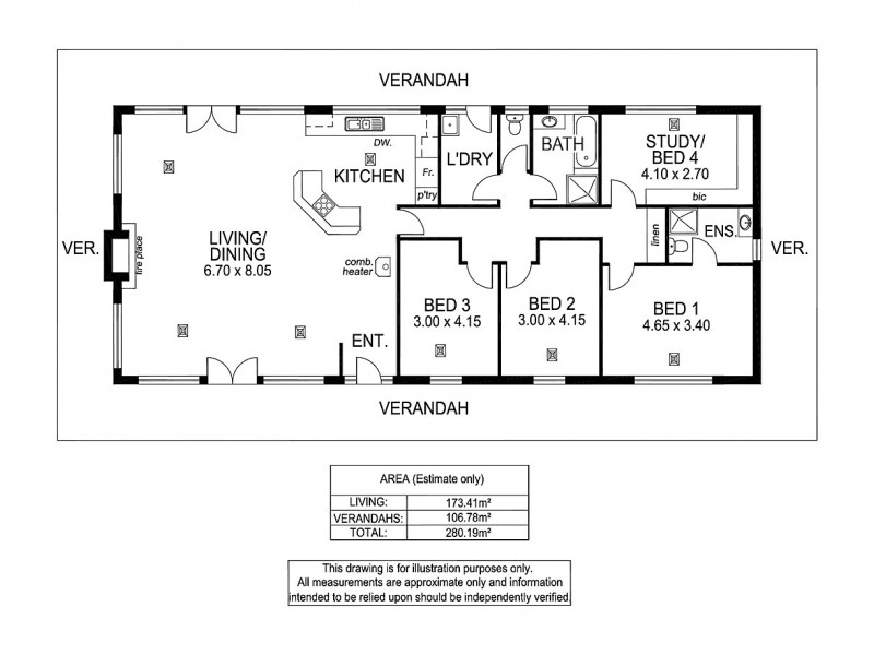 32 Beaumont Road, Verdun SA 5245 Floorplan