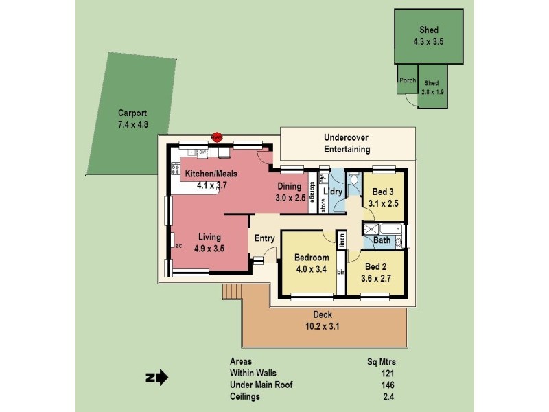 8 Sandercock Road, Crafers SA 5152 Floorplan