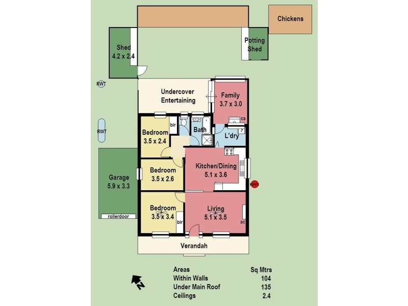 2/1 Corana Court, Balhannah SA 5242 Floorplan