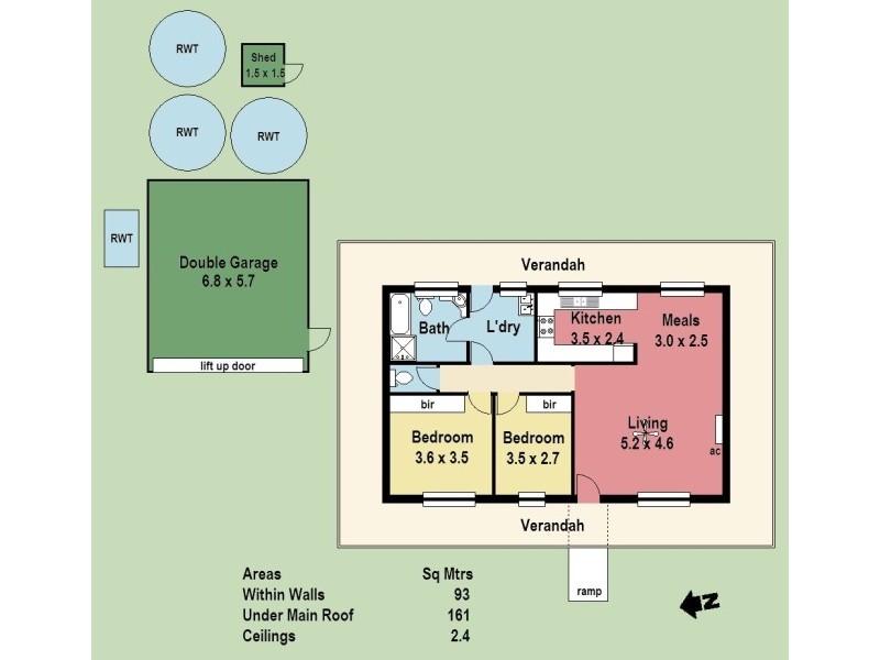 6 Woodgate Street, Echunga SA 5153 Floorplan