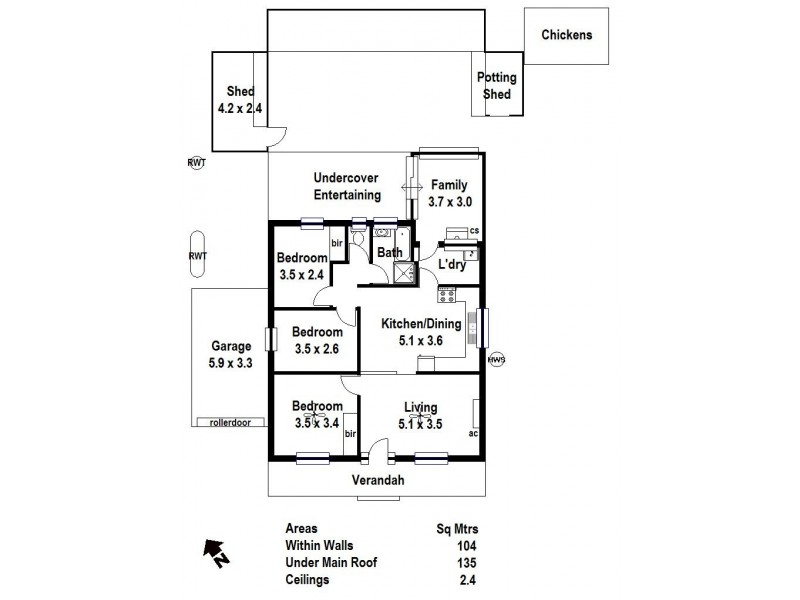 2/1 Corana Court, Balhannah SA 5242 Floorplan