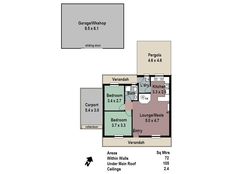 2/1 John Street, Oakbank SA 5243 Floorplan
