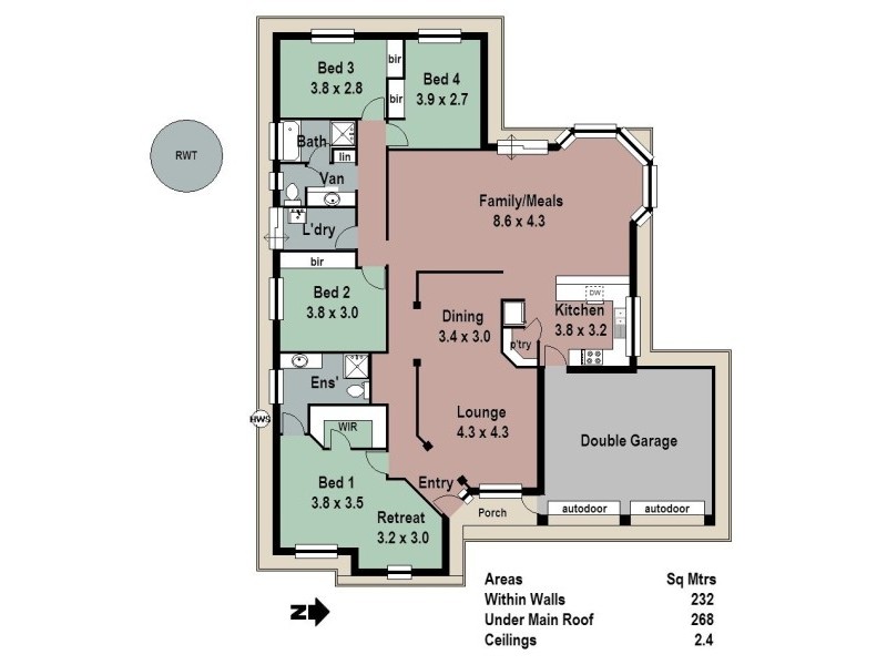 10 Astia Place, Birdwood SA 5234 Floorplan