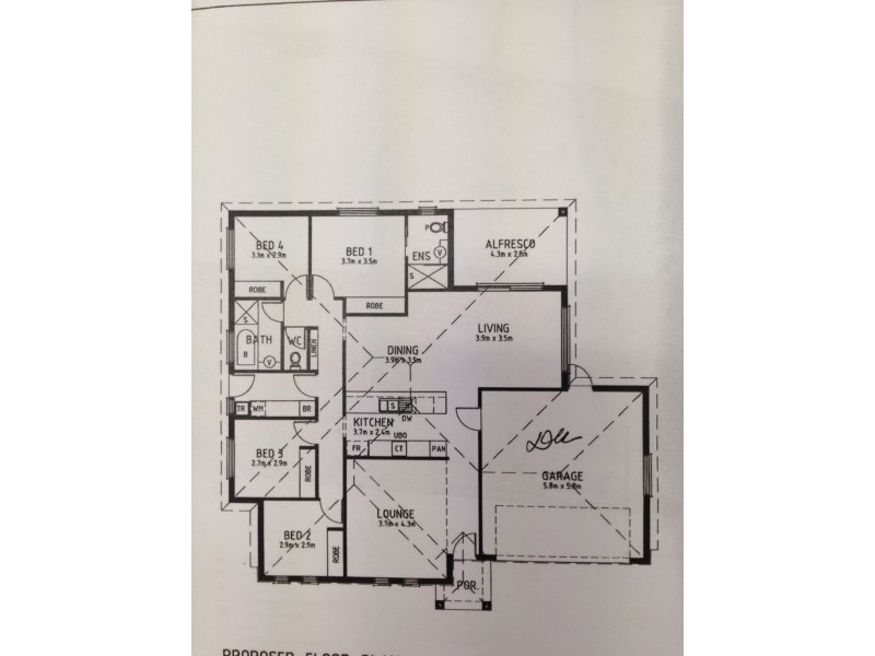 Lot 533, 3 Bentham Court, Mount Barker SA 5251 Floorplan