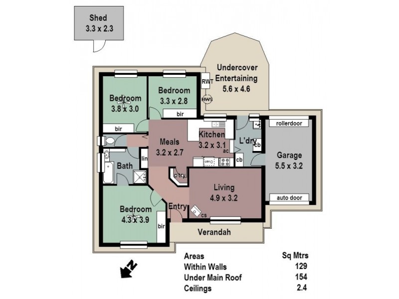2/24 Pike Street, Oakbank SA 5243 Floorplan