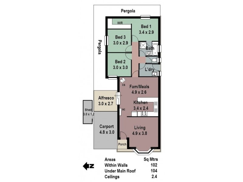 2/15 Donoghue Road, Mount Barker SA 5251 Floorplan