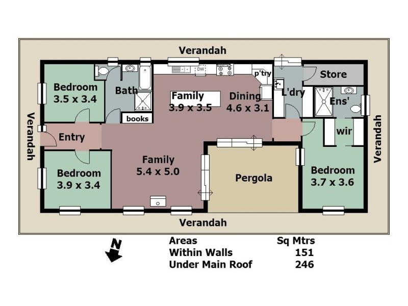 206 Military Rd, Woodside SA 5244 Floorplan
