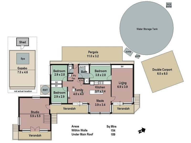 222 Stock Road, Mylor SA 5153 Floorplan