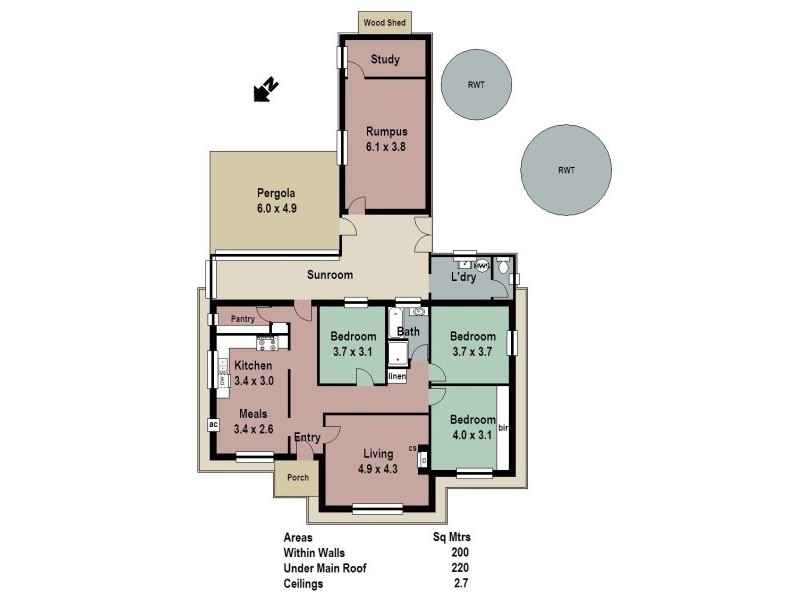 51 Gladigau Road, Mount Torrens SA 5244 Floorplan