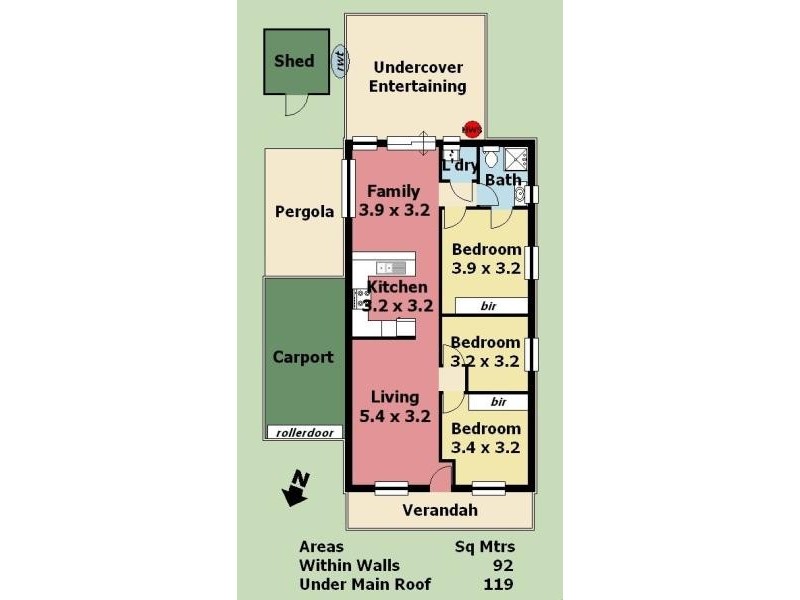1/80 Grevillea Way, Woodside SA 5244 Floorplan