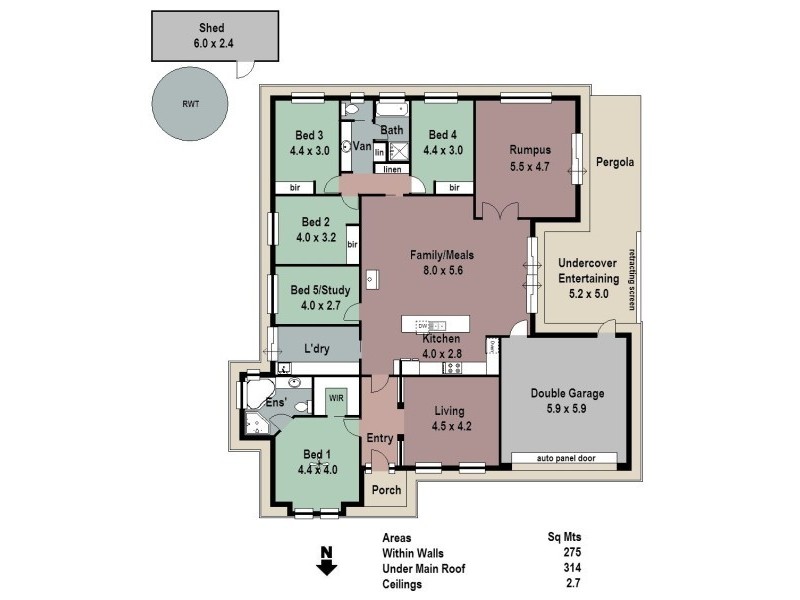 6 Cray Court, Littlehampton SA 5250 Floorplan