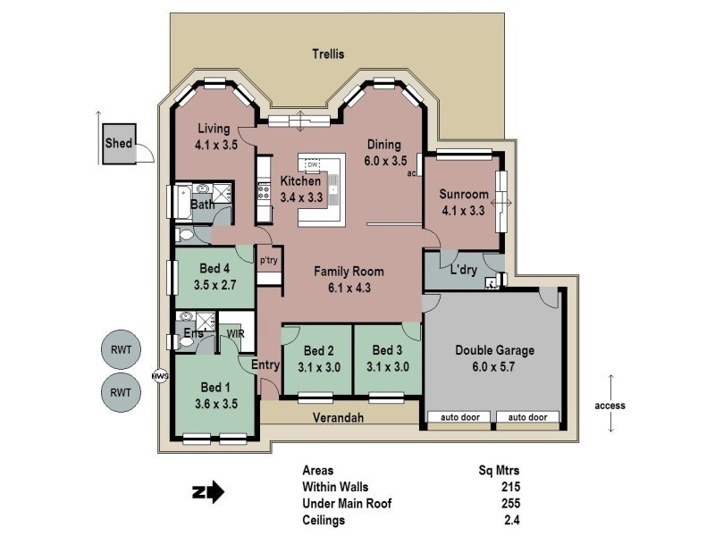 13 Sutton Court, Meadows SA 5201 Floorplan