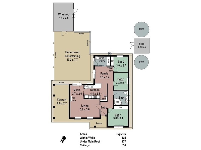 16 Darkana Road, Balhannah SA 5242 Floorplan