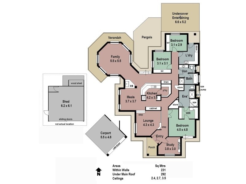4 Honeysuckle Drive, Woodside SA 5244 Floorplan