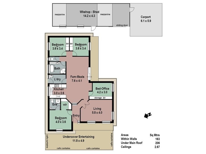 12 Evans Street, Woodside SA 5244 Floorplan