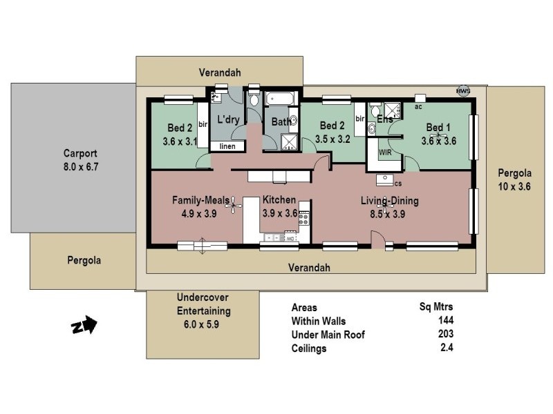 4 Dairy Court, Blakiston SA 5250 Floorplan