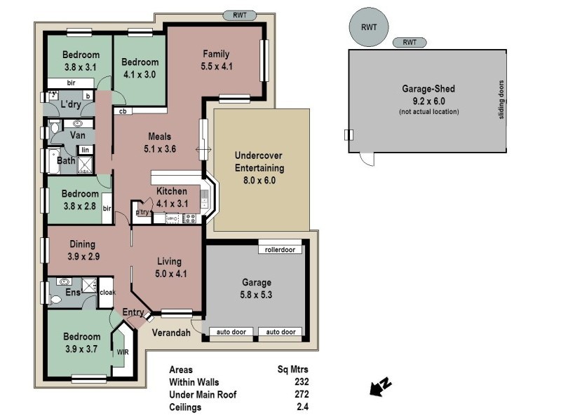9 Sandalwood Drive, Woodside SA 5244 Floorplan