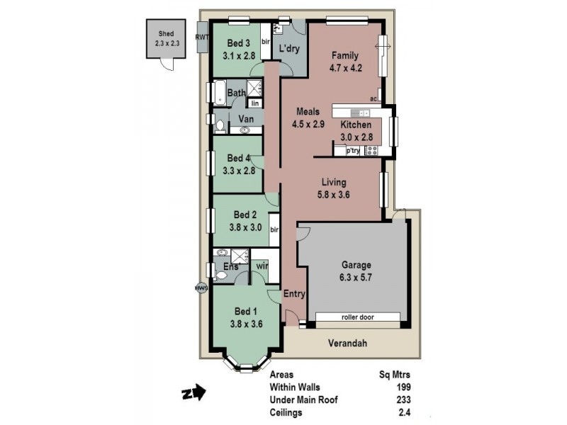 27 Clover Way, Nairne SA 5252 Floorplan