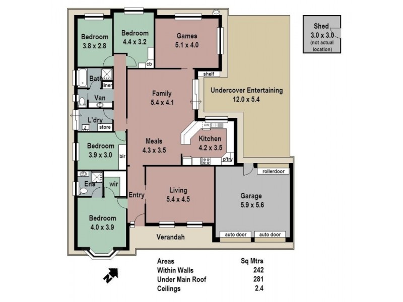 11 Craig Drive, Nairne SA 5252 Floorplan