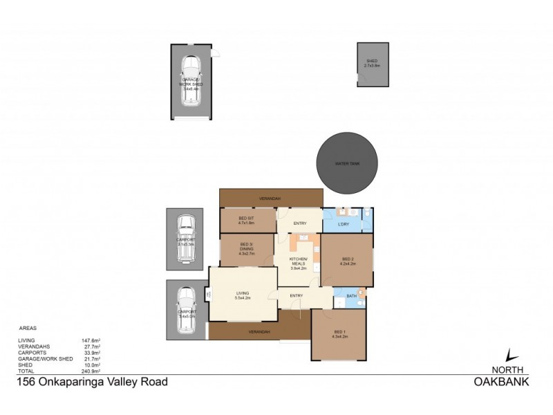 156 Onkaparinga Valley Road, Oakbank SA 5243 Floorplan