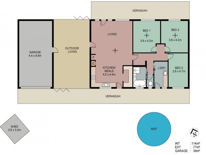 29 Wirrinilla Drive, Macclesfield SA 5153 Floorplan