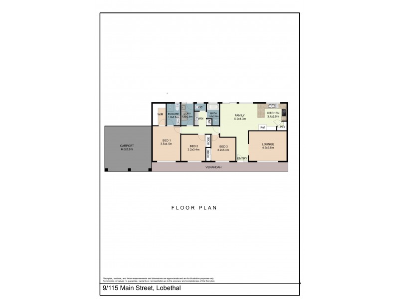 9 Toronto Court, Lobethal SA 5241 Floorplan