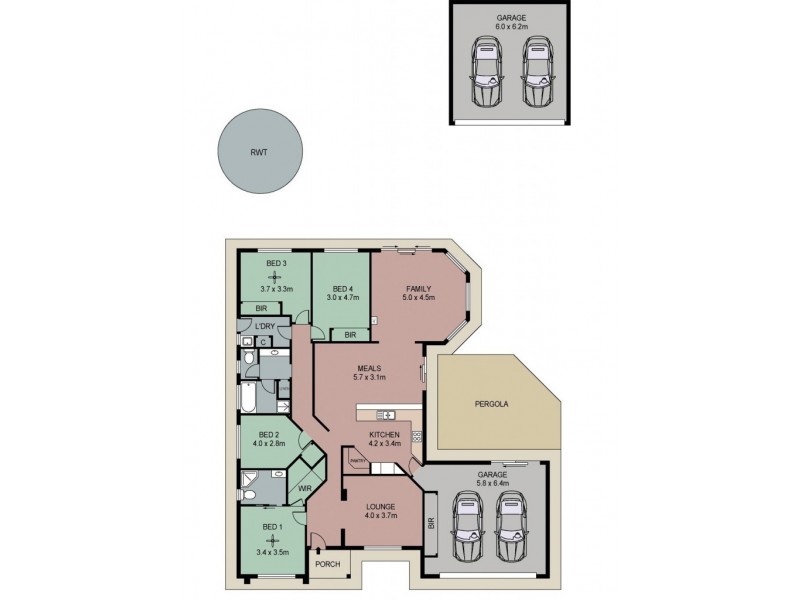 13 Clayfield Court, Woodside SA 5244 Floorplan