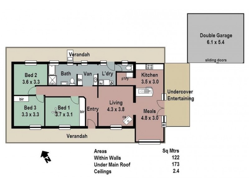 63 John Street, Woodside SA 5244 Floorplan
