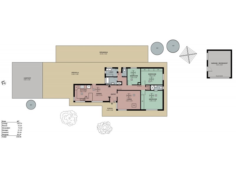 63 Ridge Road, Lobethal SA 5241 Floorplan