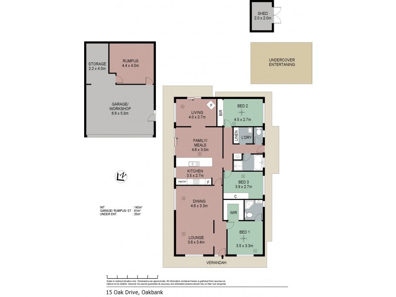 15 Oak Drive, Oakbank SA 5243 Floorplan