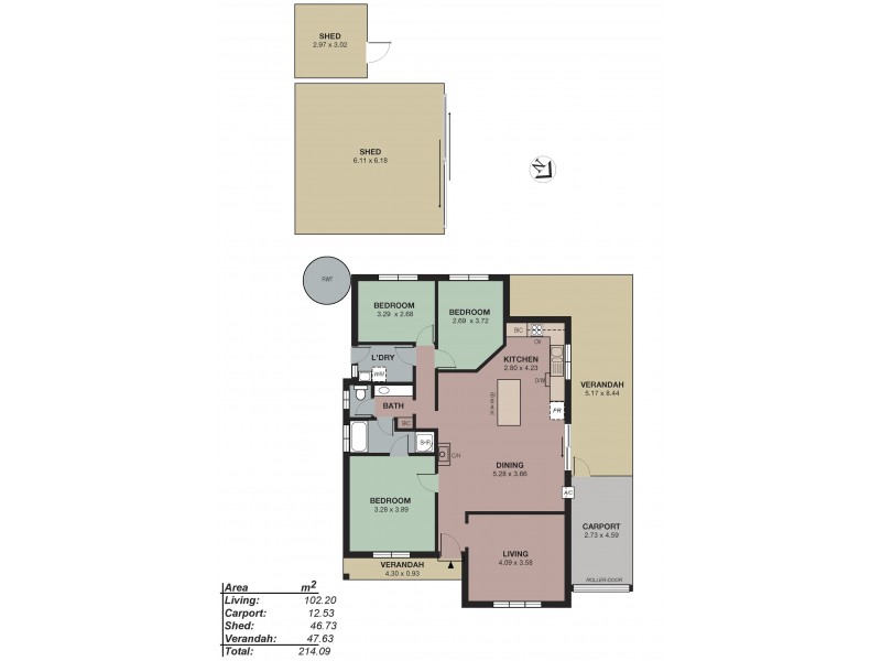 52 Grevillea Way, Woodside SA 5244 Floorplan
