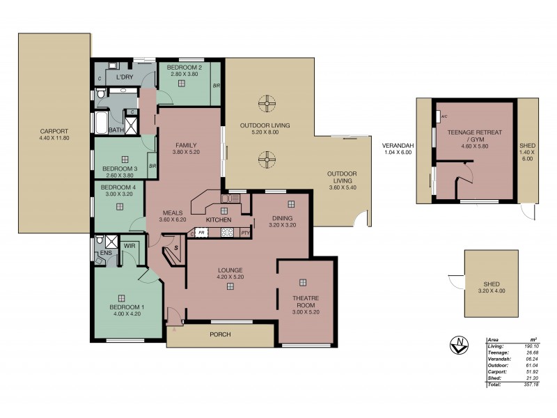 13 Allendale Grove, Woodside SA 5244 Floorplan