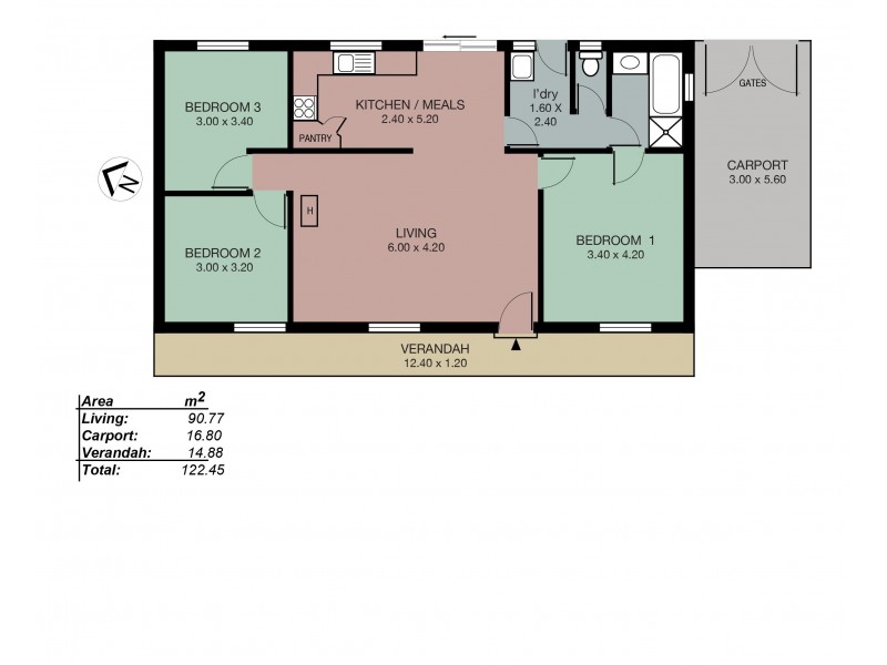 69 Grevillea Way, Woodside SA 5244 Floorplan
