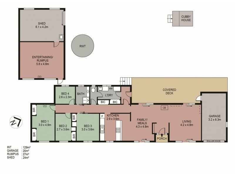 54 Nairne Road, Woodside SA 5244 Floorplan